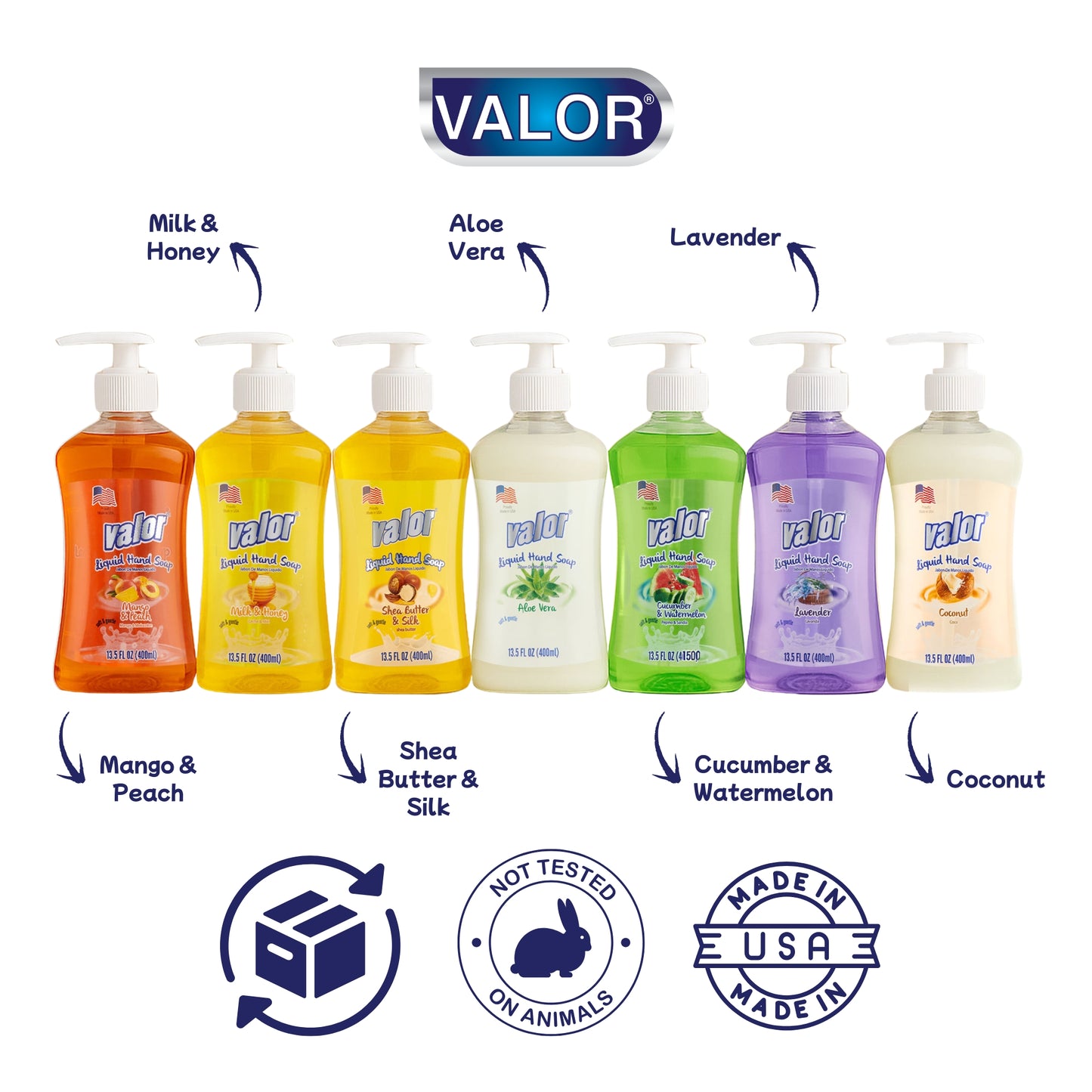 Liquid Hand Soap Watermelon & Cucumber by Valor Cleaners - Professional grade cleaning solution.
