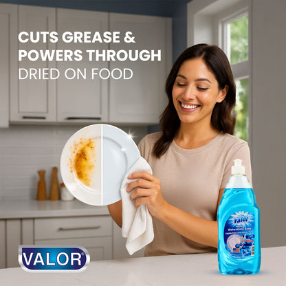 Dishwashing Liquid Oxy Power by Valor Cleaners - Professional grade cleaning solution.