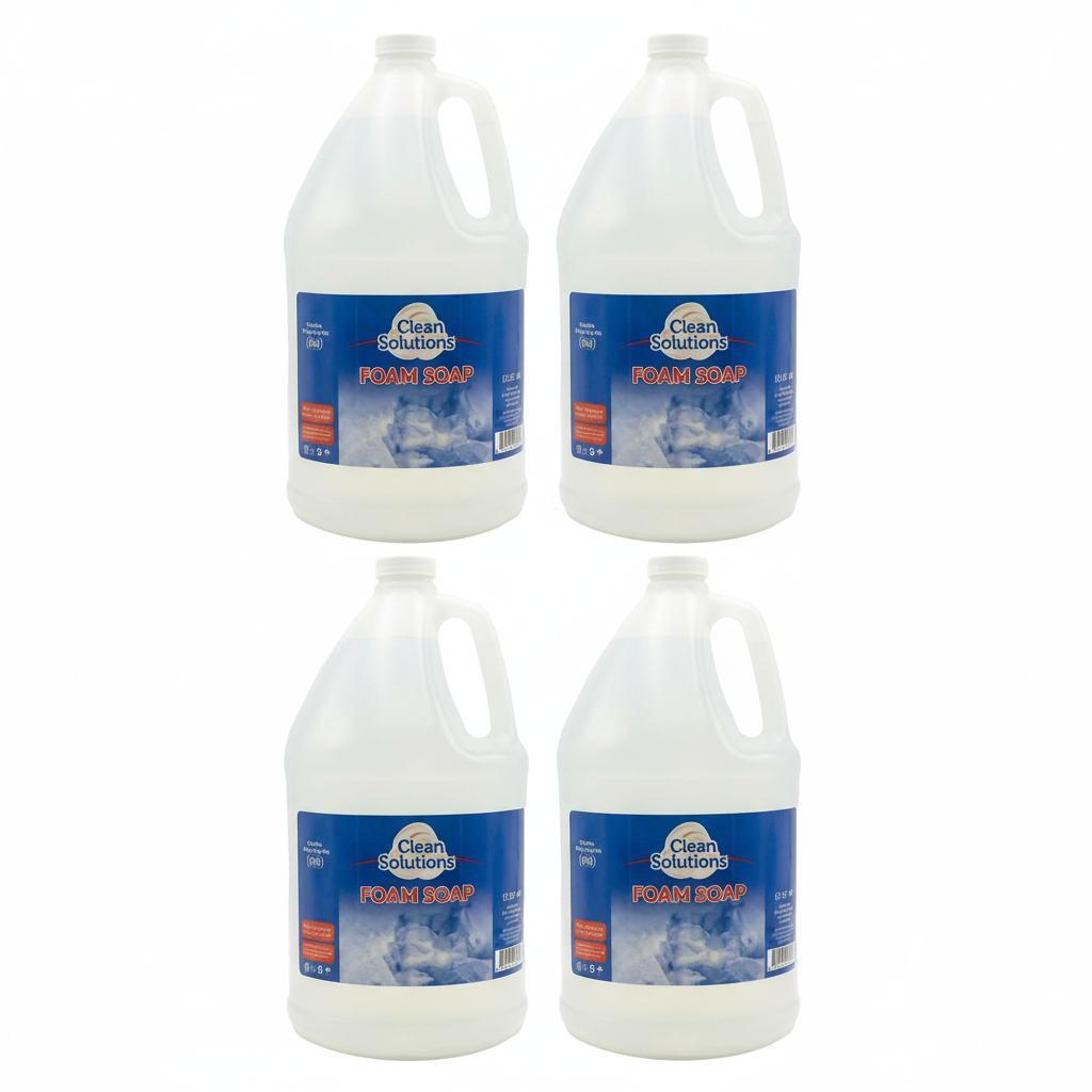 Foam Soap (Pack of 4) by Valor Cleaners - Professional grade cleaning solution.