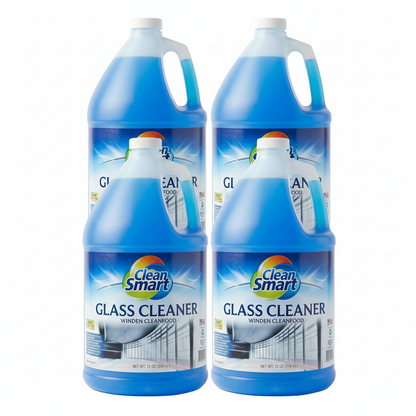 Glass Cleaner (Pack of 4) by Valor Cleaners - Professional grade cleaning solution.