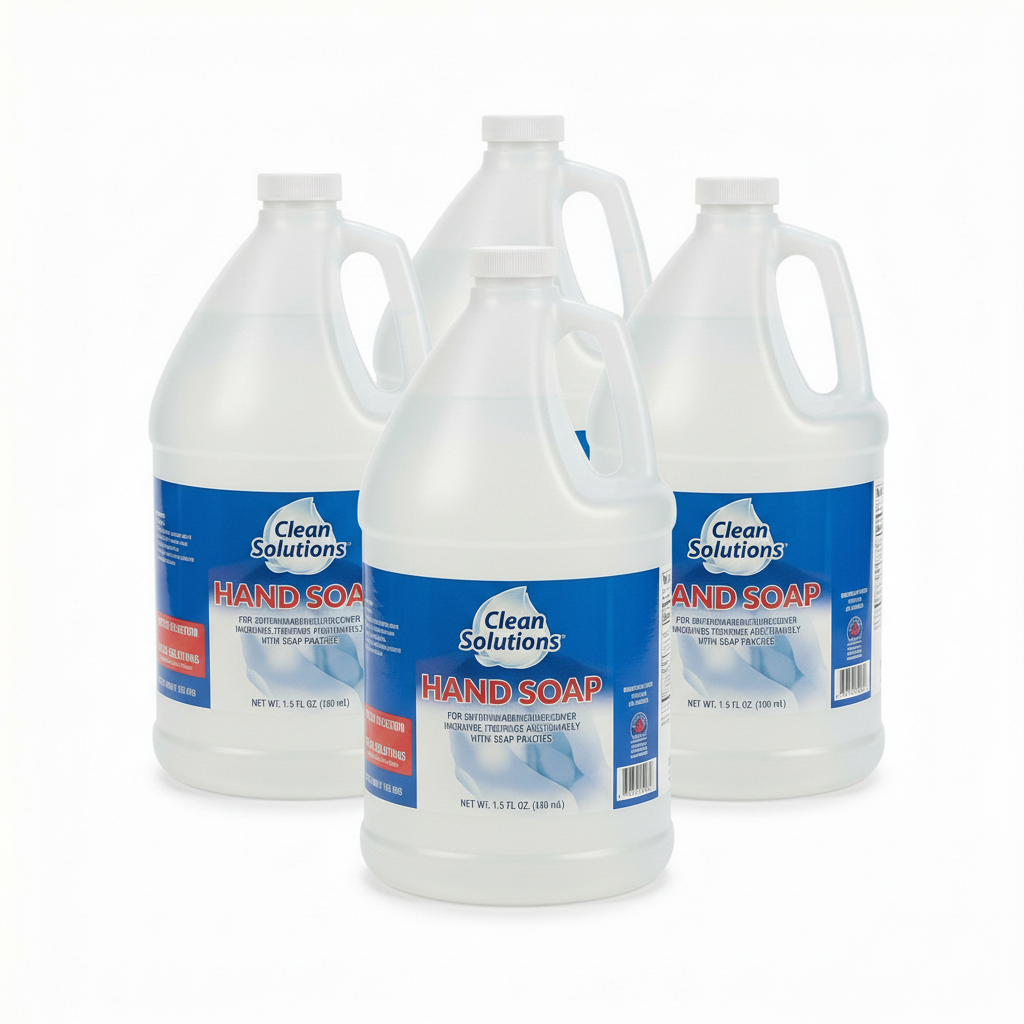 Hand Soap (Pack of 4) by Valor Cleaners - Professional grade cleaning solution.