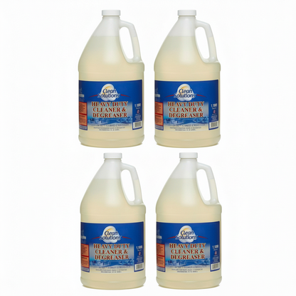 Heavy Duty Cleaner & Degreaser (Pack of 4) by Valor Cleaners - Professional grade cleaning solution.