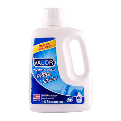 Laundry Detergent Mountain Breeze by Valor Cleaners - Professional grade cleaning solution.