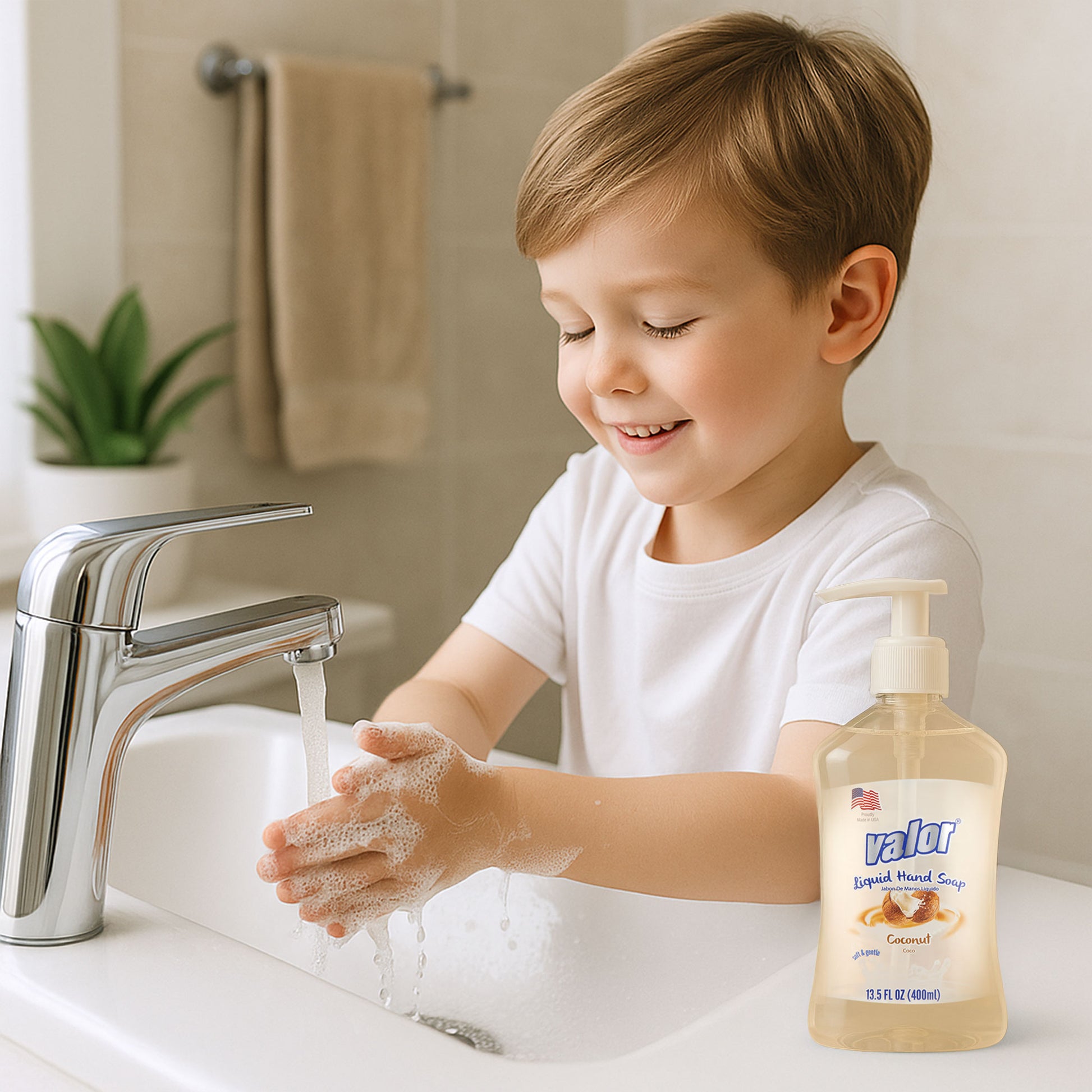 Liquid Hand Soap Coconut by Valor Cleaners - Professional grade cleaning solution.