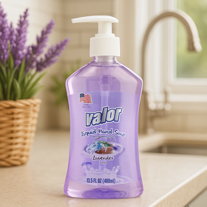 Liquid Hand Soap Lavender by Valor Cleaners - Professional grade cleaning solution.