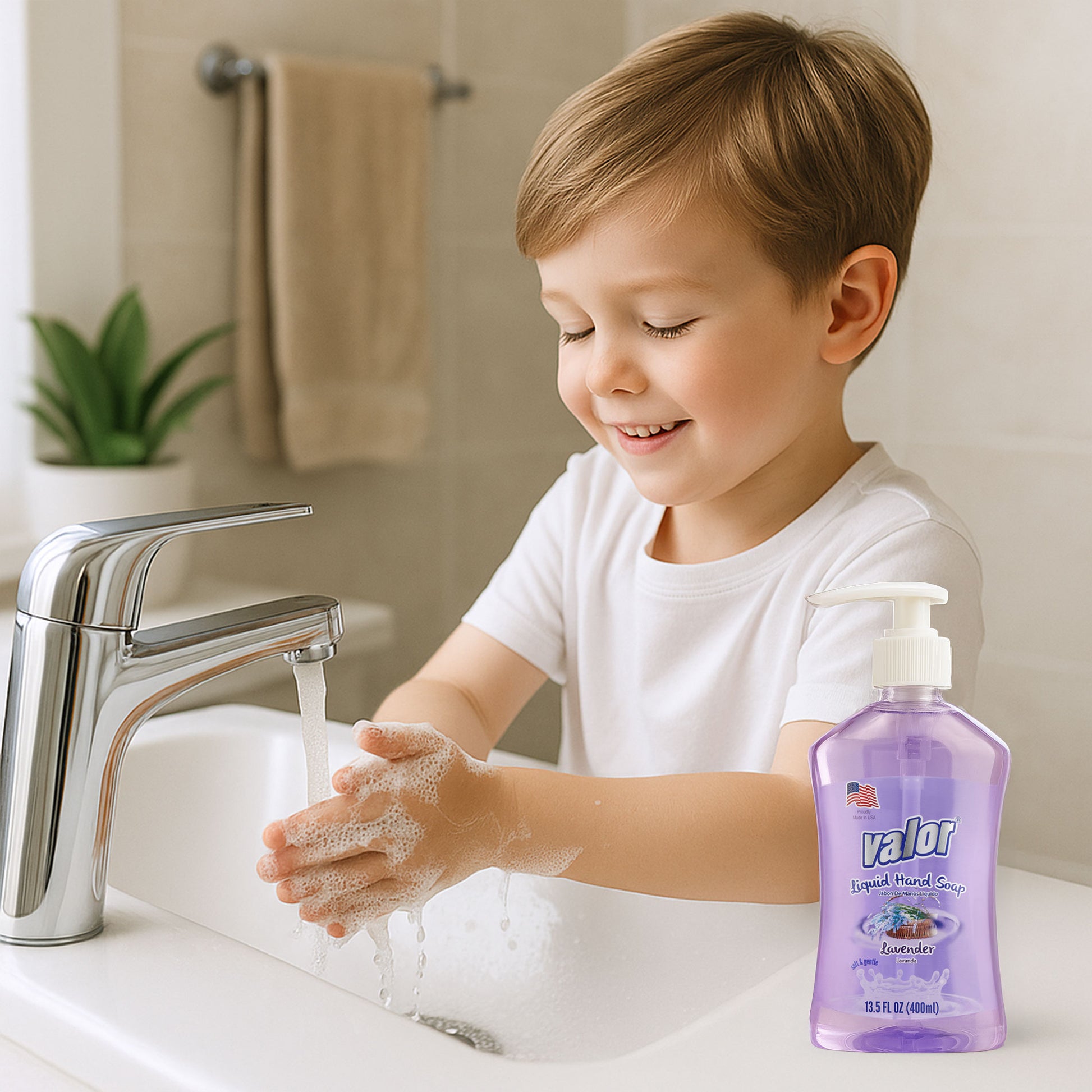 Liquid Hand Soap Lavender by Valor Cleaners - Professional grade cleaning solution.