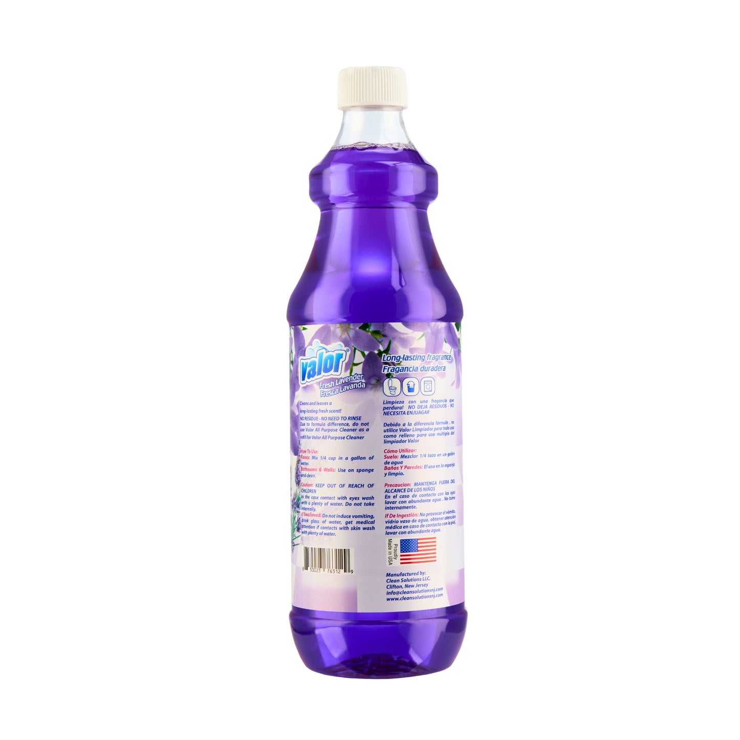 Multi Purpose Cleaner Lavender by Valor Cleaners - Professional grade cleaning solution.