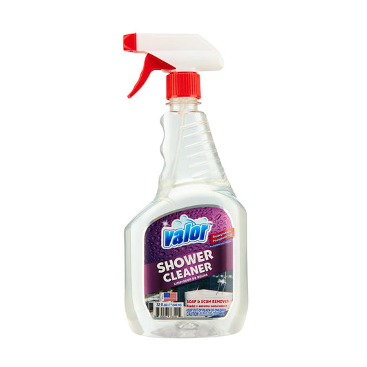 Shower Cleaner Trigger Sprayer by Valor Cleaners - Professional grade cleaning solution.