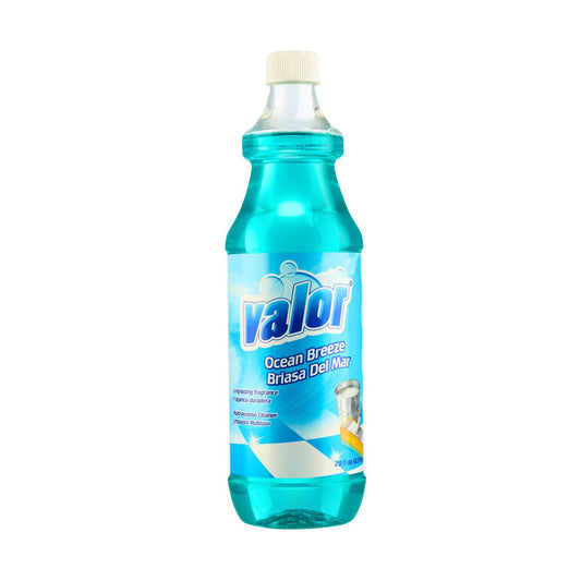 Valor Ocean Breeze Multi-Purpose Cleaner bottle, perfect for a fresh scent and effective cleaning on hard surfaces.
